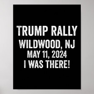 Poster Rallye Trump Wildwood Nj 11 mai