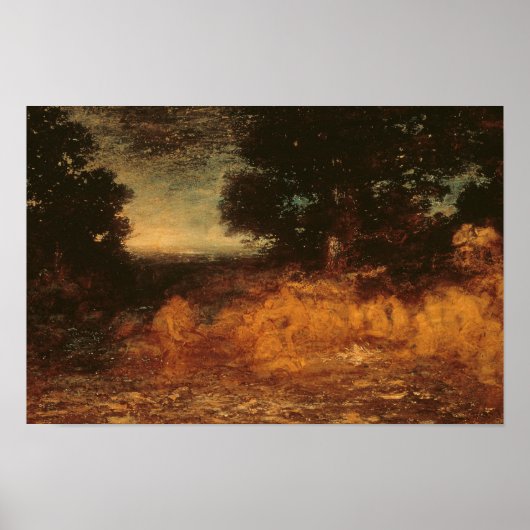 Poster Ralph Albert Blakelock - Danse fantôme (Devant)
