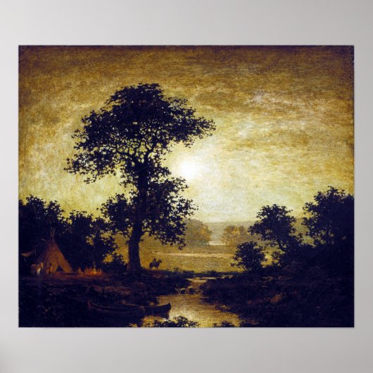 Poster Ralph Albert Blakelock Moonlight (Devant)