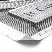 Poster Ralph Cudworth, gravé par George Vertue (Coin)