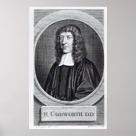 Poster Ralph Cudworth, gravé par George Vertue (Devant)