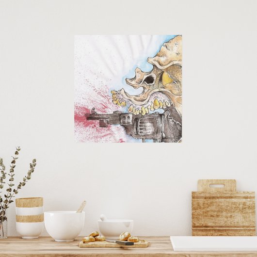 Poster Ralph steadman (Cuisine)