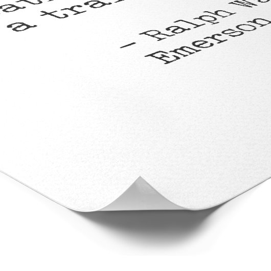 Poster Ralph Waldo Emerson (Coin)