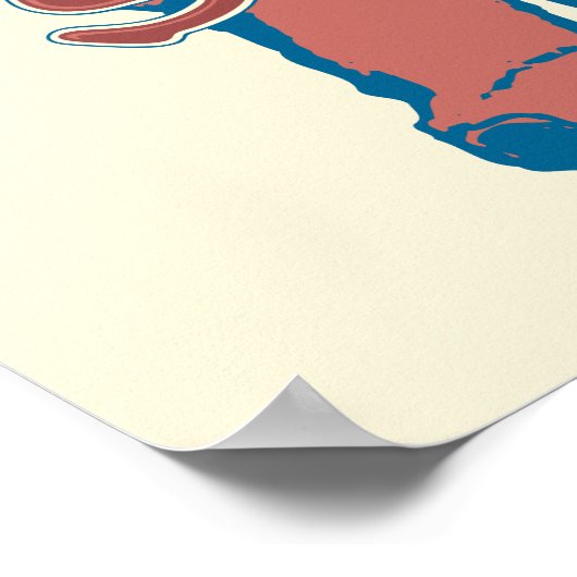 Poster Ralphie | Cauchemar rose (Coin)