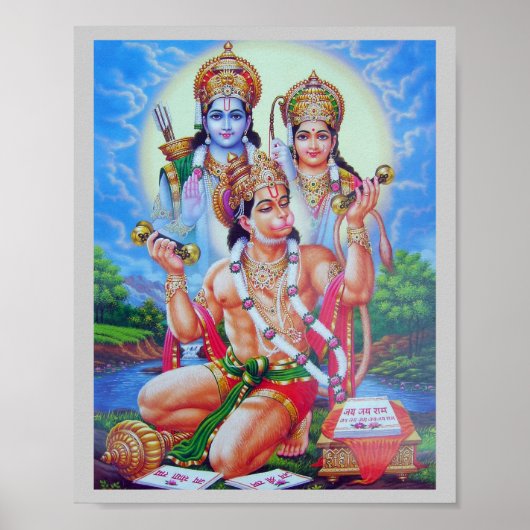 Poster Ram-Sita-Hanumana (Devant)