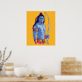 Poster Rama Hindu Deity (Cuisine)