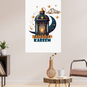 Poster Ramadan Kareem Moubarak ramadan 2024