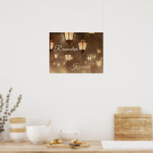 Poster Ramadan Kareem - peinture avec lampes (Cuisine)