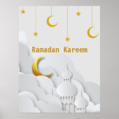Poster Ramadan Kareem Ramadan Moubarak (Devant)