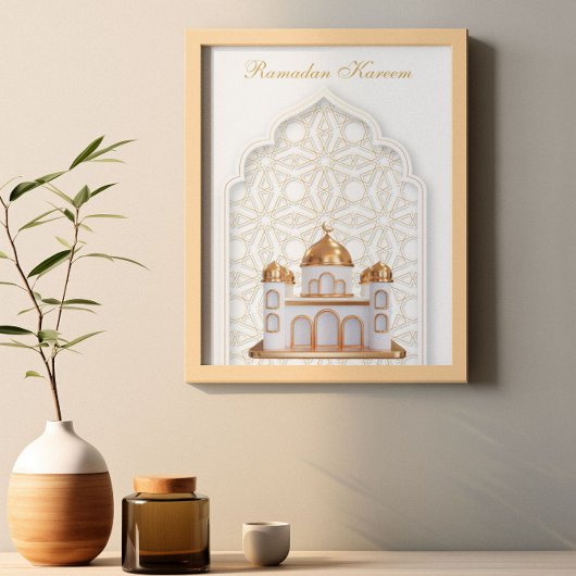 Poster Ramadan Kareem Ramadan Moubarak