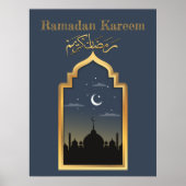Poster Ramadan Kareem Ramadan Moubarak (Devant)