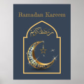 Poster Ramadan Kareem Ramadan Moubarak (Devant)