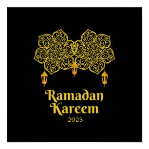 Poster Ramadan Kareem Signification - Aïd Moubarak 2023