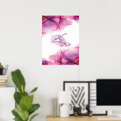 Poster Ramadan Moubarak calligraphie arabe (Bureau à domicile)