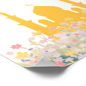 Poster "Ramadan Mubarak" Floral Wall Art (Coin)