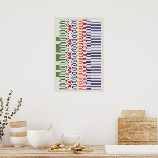 Poster Ramanujan numbers pattern (Cuisine)