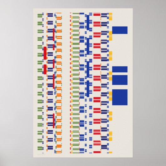 Poster Ramanujan Numbers Pattern (Devant)
