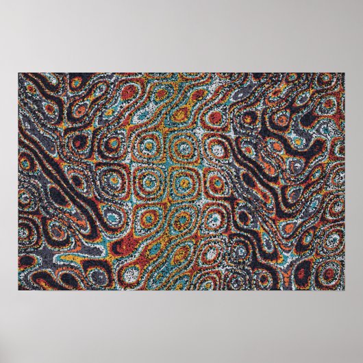 Poster Ramanujan Theta Flow Field (Devant)