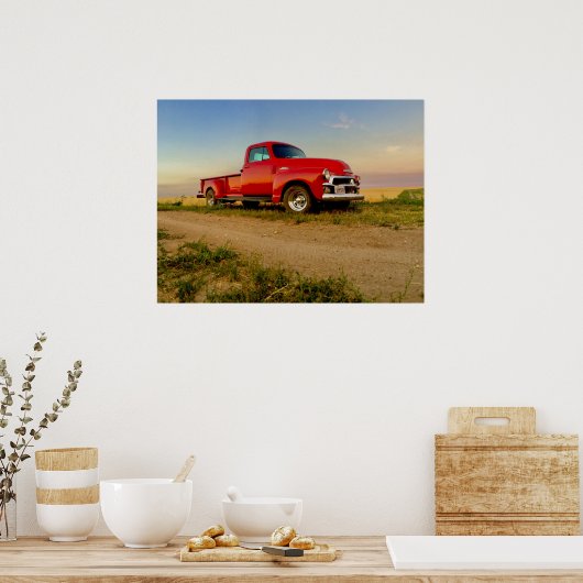 Poster Ramassage Chevy 1954 (Cuisine)