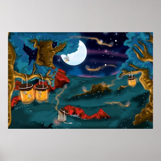 Poster Ramassage de lucioles (Devant)