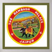 Poster Rambagh Palace Jaipur (Devant)