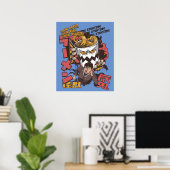 Poster Ramen Attaque Kaiju Japonais (Bureau à domicile)