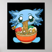 Ramen Axolotl Kawaii Anime Japonais Food Gift Girl