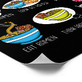 Poster Ramen Lover Cadeau amusant nouilles japonaises Ram (Coin)