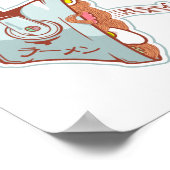 Poster Ramen Rocks Funny casque (Coin)