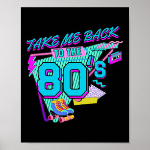Poster Ramenez-Moi À Les 80s Rétro Vintage Costume Hallow