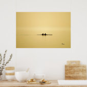 Poster ramer au crépuscule (Cuisine)