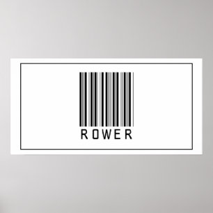 Poster Rameur de code barres