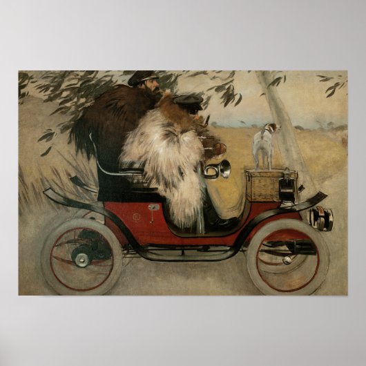 Poster Ramon Casas - Ramon Casas et Pere Romeu (Devant)