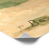 Poster Ramparts, Aigues-Mortes, Frédéric Bazille (Coin)