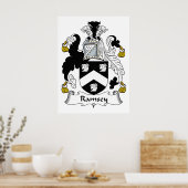 Poster Ramsey Family Crest (Cuisine)