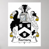 Poster Ramsey Family Crest (Devant)
