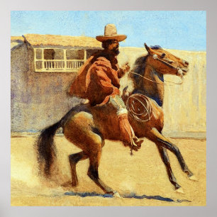 Poster Ranchero de la vieille Californie par Maynard Dixo