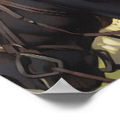 Poster Randonnée à cheval dans les bois (Coin)