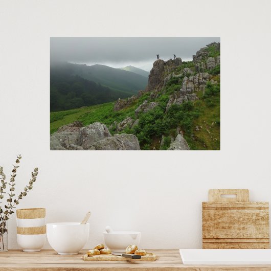 Poster Randonnée dans les Pyrénées (Cuisine)