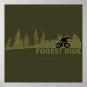Poster Randonnée en forêt (Devant)