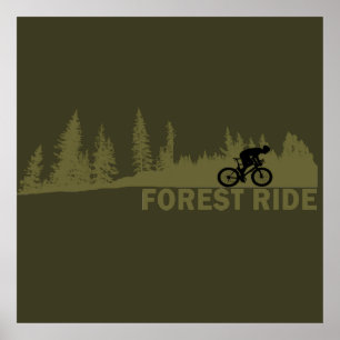 Poster Randonnée en forêt