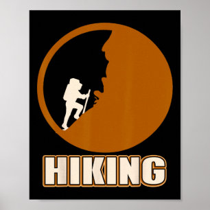 Poster Randonnée épique Escalade de montagne Aventure de