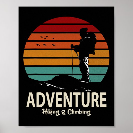 Poster Randonnée et escalade d'aventure (Devant)