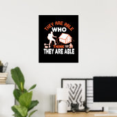 Poster Randonnée - Ils Sont Capables Qui Pensent Être Cap (Bureau à domicile)
