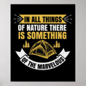 Poster Randonnée - La Nature Est Merveilleuse (Devant)