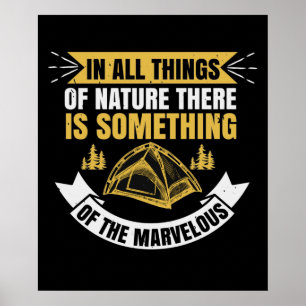 Poster Randonnée - La Nature Est Merveilleuse