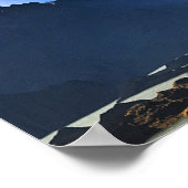 Poster Randonnée Le cratère Herschel des Mimas de la Lune (Coin)