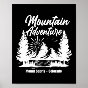 Poster Randonnée Mont Sopris - Colorado Ascension de Mont