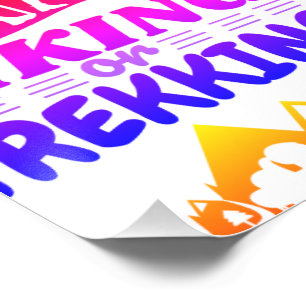 Poster Randonnée ou trekking