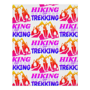 Poster Randonnée ou trekking